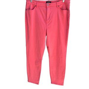 Buffalo David Bitton Havana High-Rise Ankle Skinny Jeans Soft Stretch Pink 14/34